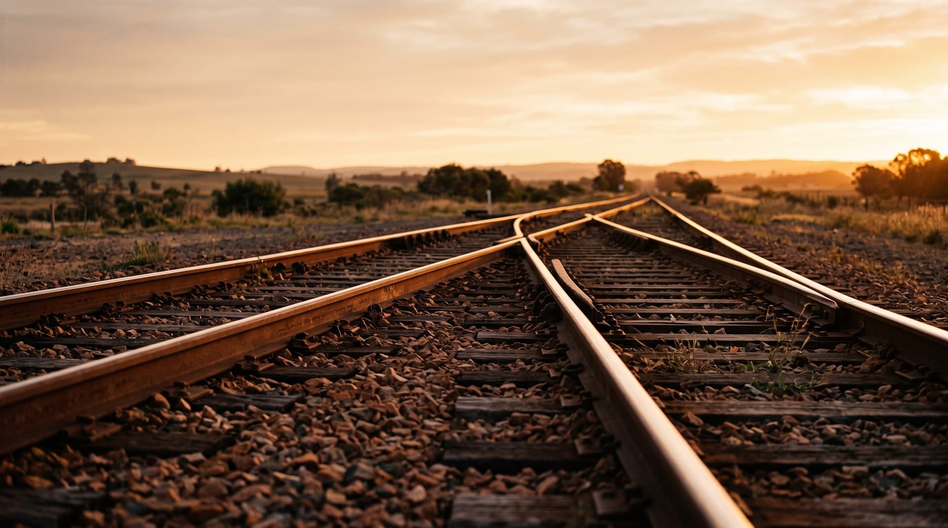 Google Ads language targeting removed September 2026 Two parallel railway tracks merging into a single track at golden hour, representing separate English and Spanish Google Ads campaigns losing the setting that kept them apart
