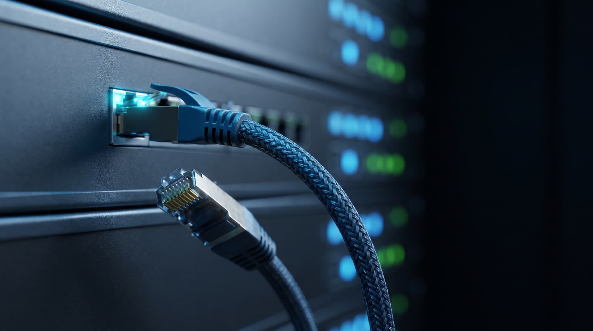 OpenAI Agent Builder shutdown and migration to self-hosted n8n A network cable being pulled from a glowing server switch port, representing the OpenAI Agent Builder shutdown and migrating agents to n8n